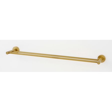 Alno A8325-30 Contemporary I 30" Wide Double Towel Bar - Brass