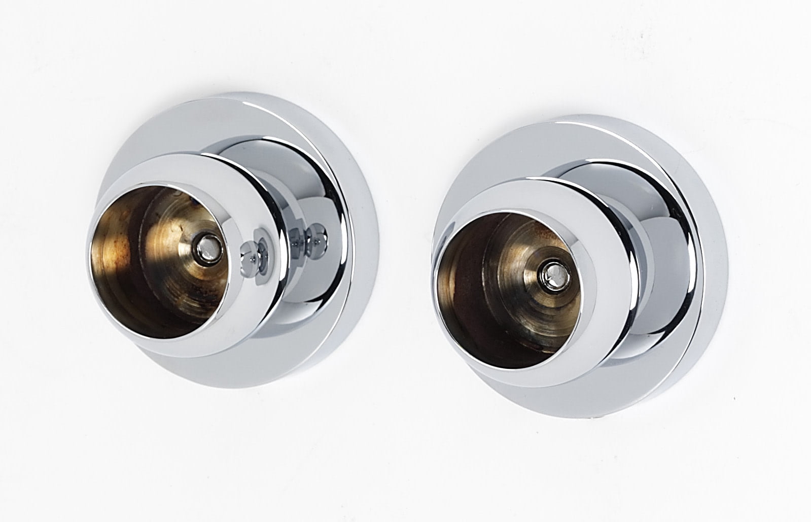 Alno A8346 Contemporary I Shower Rod Flange Set - Chrome - Walmart.com