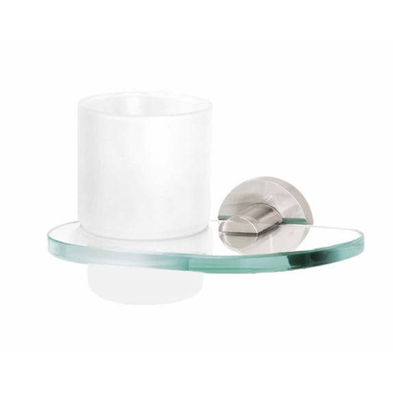 Contemporary I Tumbler, Satin Nickel