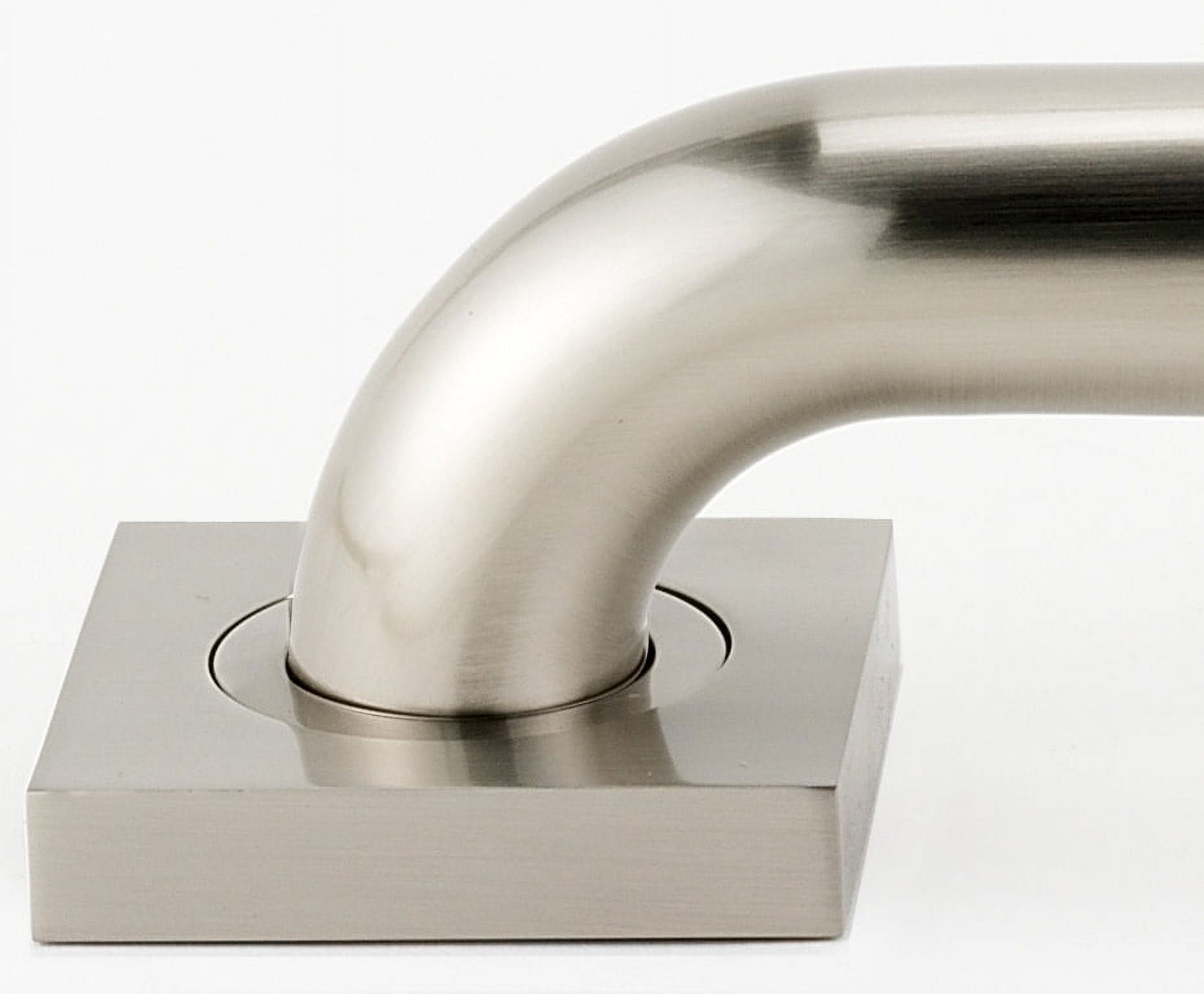 Point Square Grab Alno A8424-SN Contemporary II Grab Bar Brackets Satin Nickel - Walmart.com