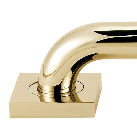 Alno A8424 Contemporary Square Grab Bar Mount Anchors From The Contemporary Ii Collection