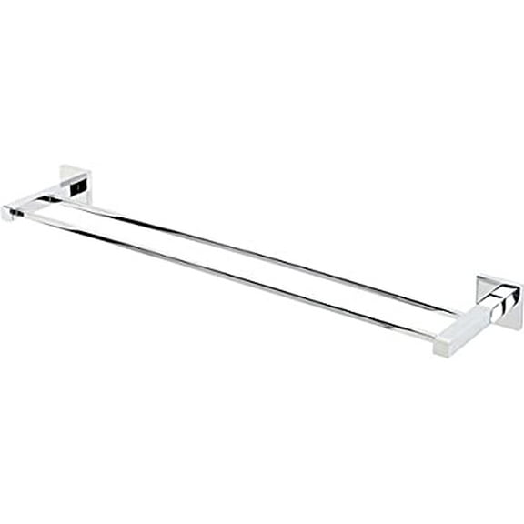 Alno A8425-24 Contemporary Ii 24" Wide Double Towel Bar - Brass