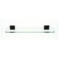 thumbnail image 1 of Alno A8450-18 Contemporary Ii 18" Glass Bathroom Shelf - Black, 1 of 6