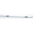 thumbnail image 1 of Alno A8455-24 Contemporary Ii 24" Rectangular Glass Bathroom Shelf - Brass, 1 of 1