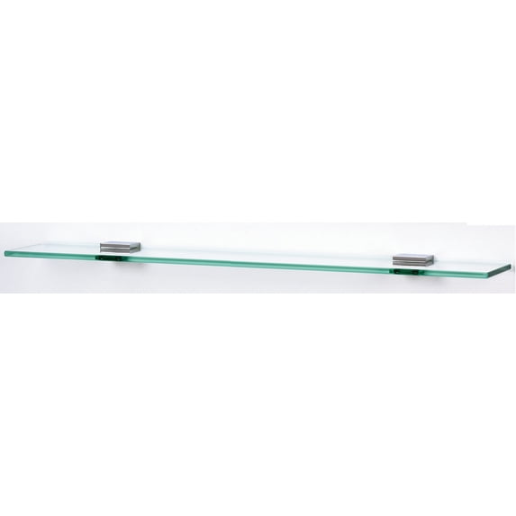Contemporary II 24" x 1.75" Bathroom Shelf, Polished Nickel