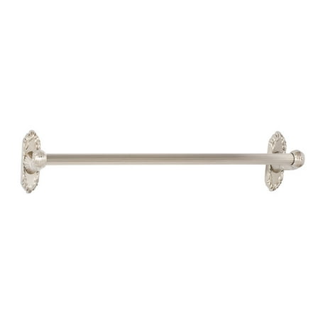 Alno Ribbon And Reed 18" Towel Bar - Satin Nickel