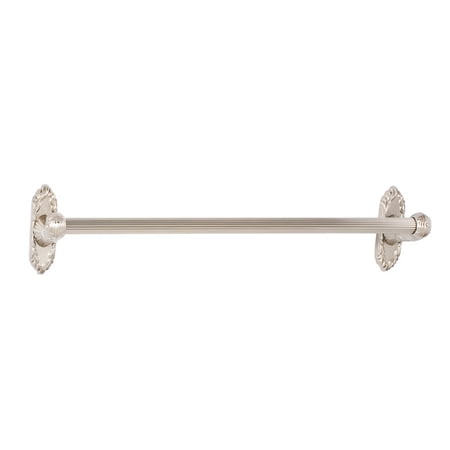 Alno Ribbon And Reed 18" Towel Bar - Satin Nickel