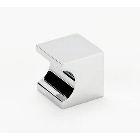 Alno A853-34 Contemporary 3/4" Whistle Style Solid Brass Cabinet Knob - Brass