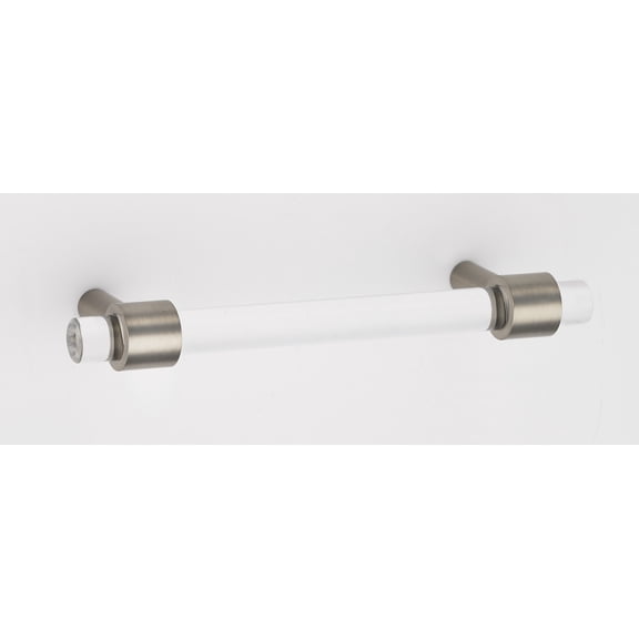 Alno A860-4-SN Contemporary 4" Center To Center Acrylic Bar Cabinet Pull / Drawer Pull -
