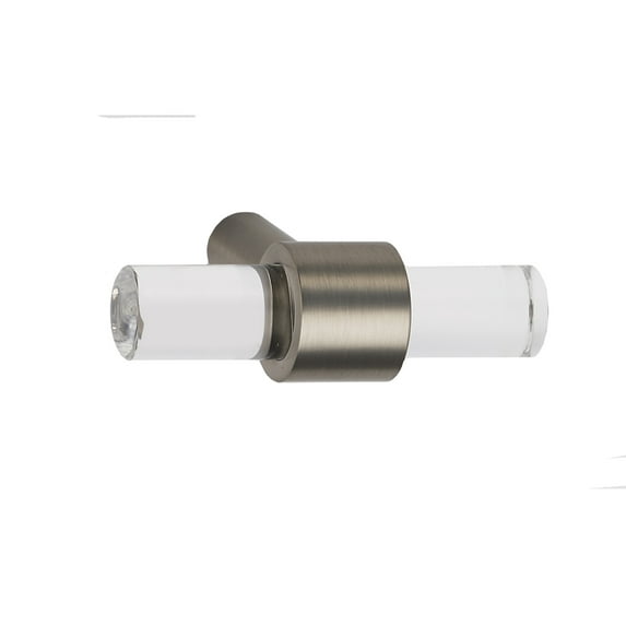 Alno A860-45 Contemporary Acrylic 1-3/4" T Bar Cabinet Knob - Nickel