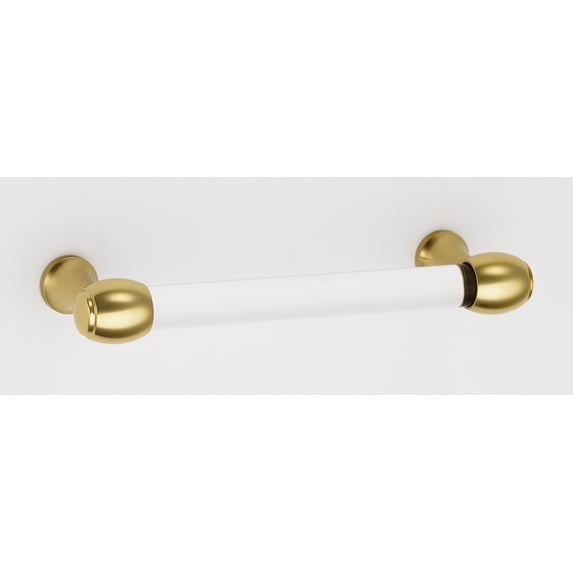 Alno A870-3-PB Royale 3" Center To Center Acrylic Clear Bar Cabinet Handle / Drawer Pull -