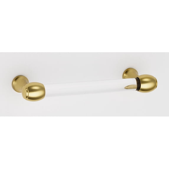 Alno A870-35-PB Royale 3-1/2" Center To Center Acrylic Bar Cabinet Handle / Drawer Pull -