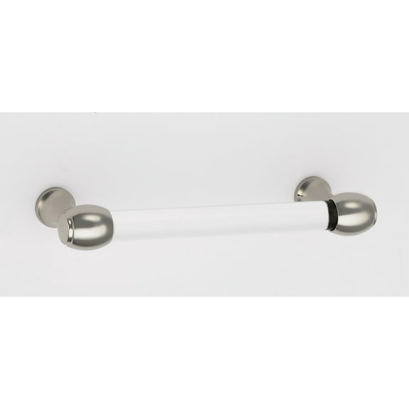 Alno A870-4 Royale 4" Center To Center Acrylic Bar Cabinet Handle / Drawer Pull - Nickel