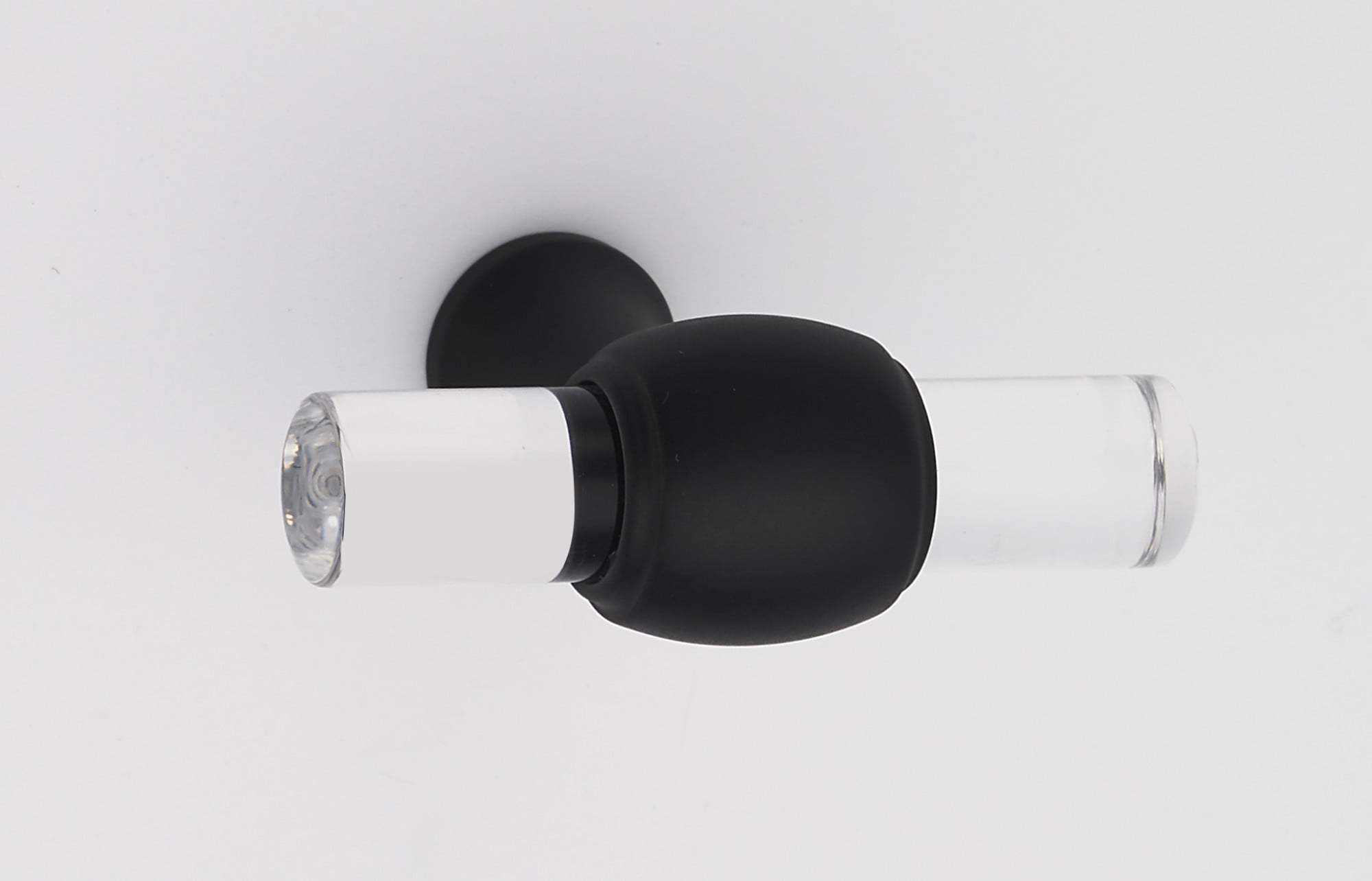Alno A870-45-MB Royale Acrylic 1-3/4" "T" Bar Cabinet Knob / T Drawer Knob - Black