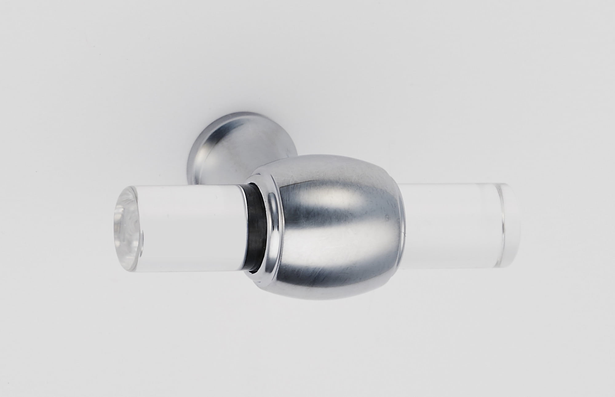 Alno A870-45-PC Royale Acrylic 1-3/4" "T" Bar Cabinet Knob / T Drawer Knob - Chrome