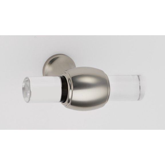 Alno A870-45 Royale Acrylic 1-3/4" "T" Bar Cabinet Knob / T Drawer Knob - Nickel
