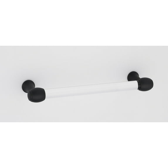 Alno A870-6 Royale 6" Center To Center Acrylic Bar Solid Brass Cabinet Handle / Drawer