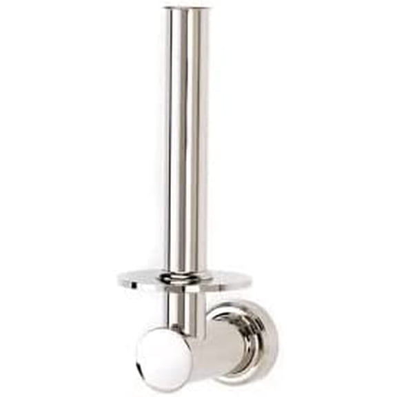 Alno A8767 Infinity Reserve 1-1/2" Wide Solid Brass Modern Drop Down Single Post Toilet