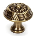 thumbnail image 1 of Alno A880-14-AE Ribbon and Reed 1-1/4" Cabinet Knob Antique English, 1 of 5