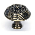 thumbnail image 1 of Alno A880-38-AE Ribbon and Reed 1-1/2" Cabinet Knob Antique English, 1 of 5