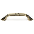 thumbnail image 1 of Ribbon and Reed 3 1/2" Center Arch Pull, Antique English, 1 of 5
