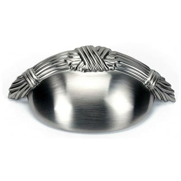 Alno A882-3 Ribbon & Reed 3" Center To Center Luxury Solid Brass Cabinet Cup Handle /