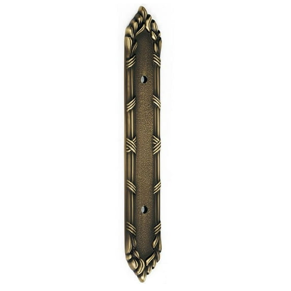 Alno A887-35-AEM Ribbon Reed Cabinet Backplate for A881-35 Antique English Matte