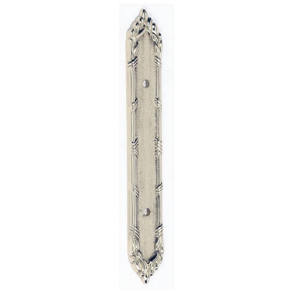 Alno A887-35-PB Ribbon and Reed Cabinet Backplate for A881-35 Polished Brass
