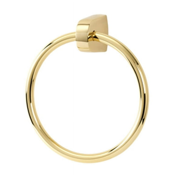 Alno A8940 Euro Series 7" Diameter Towel Ring - Brass