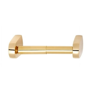 Alno A8960 Euro Series Adjustable Horizontal Modern Toilet Paper Tissue Holder - Brass