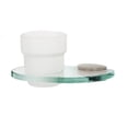 thumbnail image 1 of Euro Tumbler Holder with Tumbler, Satin Nickel, 1 of 5