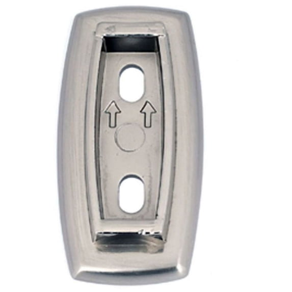 Alno A8989-SN Euro Series Vertical Base Plate Escutcheon For A8950 - Nickel