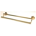 thumbnail image 1 of Embassy 24" Wall Mounted Double Towel Bar, Polished Brass, 1 of 7