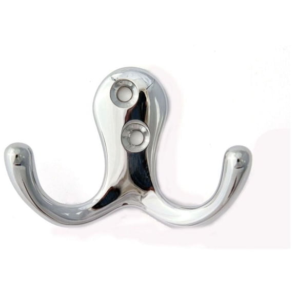 Alno Double Robe Hook - Polished Chrome
