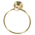 thumbnail image 1 of Alno A9040 Embassy 7" Round Solid Brass Traditional Bathroom Towel Ring - Brass, 1 of 2
