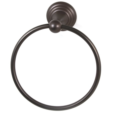 Embassy Wall Mounted Towel Ring, Chocolate Bronze