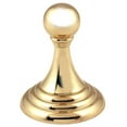 thumbnail image 1 of Alno A9075-PB/NL Embassy Series 2-5/8" Tall Single Robe Hook - Brass, 1 of 8