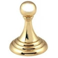 thumbnail image 1 of Alno A9075-PB 3" Robe Hook Polished Brass, 1 of 7