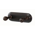 thumbnail image 1 of Embassy Wall Mounted Double Robe Hook, Chocolate Bronze, 1 of 7