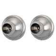 thumbnail image 1 of Yale Shower Rod Brackets, Satin Nickel, 1 of 6