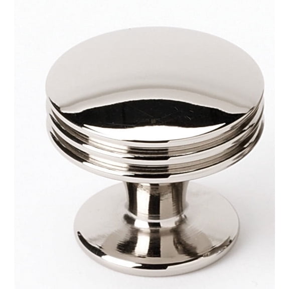 Alno A930-38-PN 1-3/8" Cabinet Knob Polished Nickel