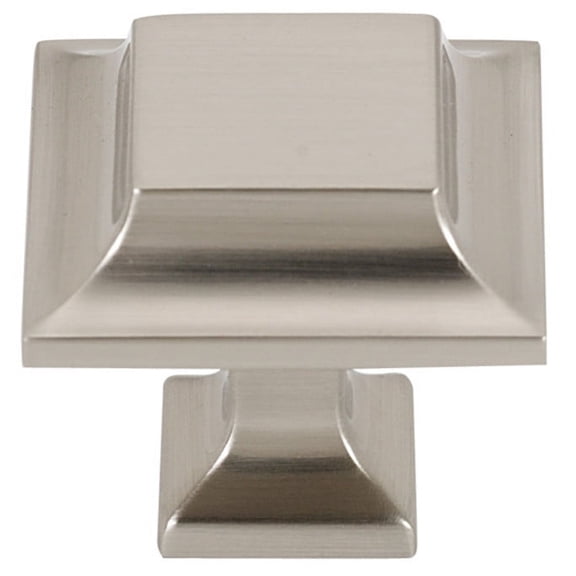 Alno A950-14-SN Millennium 1-1/4" Cabinet Square Knob Satin Nickel