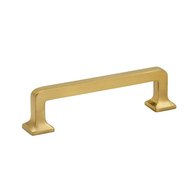 Alno A950-4 Millennium 4" Center To Center Traditional Solid Brass Cabinet Handle / Drawer