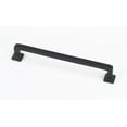 thumbnail image 1 of Alno A950-6 Millennium 6" Center To Center Contemporary Square Solid Brass Cabinet Handle, 1 of 7