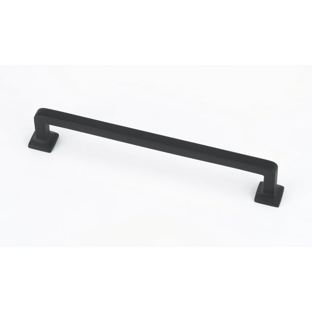 Alno A950-6 Millennium 6" Center To Center Contemporary Square Solid Brass Cabinet Handle