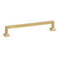 thumbnail image 1 of Alno A950-6 Millennium 6" Center To Center Contemporary Square Solid Brass Cabinet Handle, 1 of 1