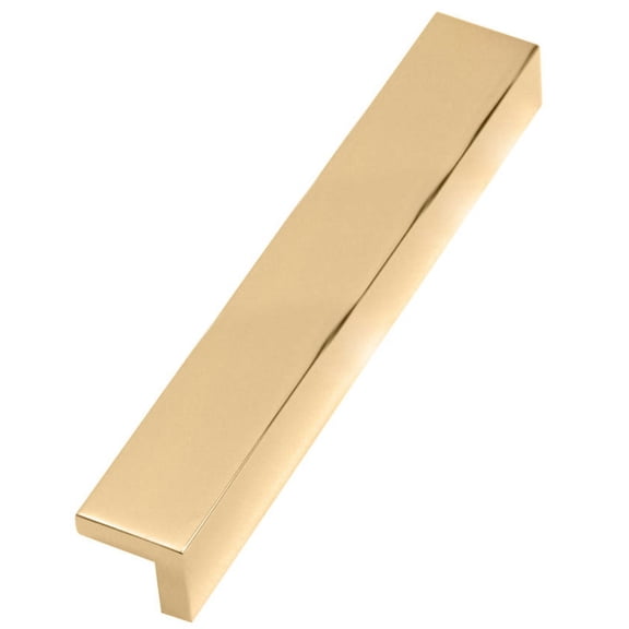 Alno A960-8-PB/NL Tab 8-1/2" Long Linear Surface Mount Solid Brass Cabinet Handle / Drawer