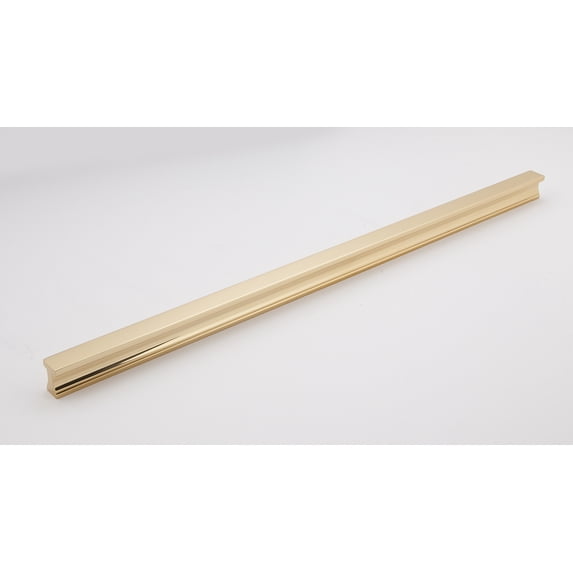 Alno A965-18-PB/NL Linear 18" Center To Center Flush Mount Rectangle Solid Brass Cabinet