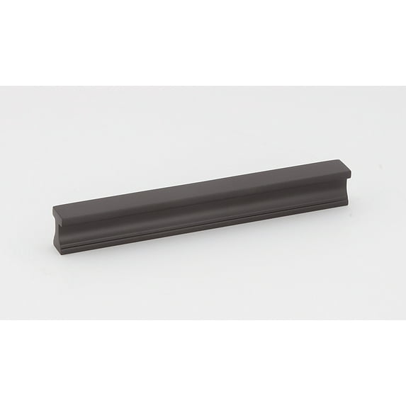 Alno A965-6 Linear Solid Brass 6" Center To Center Rectangular Flush Mount Cabinet Handle