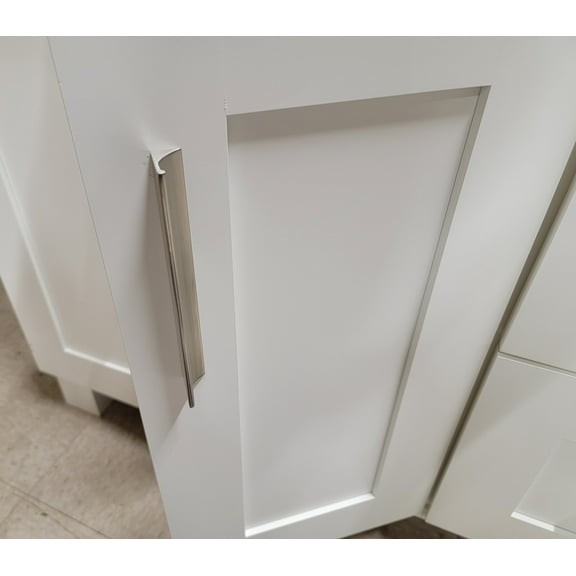 Alno A970-4 Tab 4" Center To Center Solid Brass Surface Mount Linear Cabinet Handle /